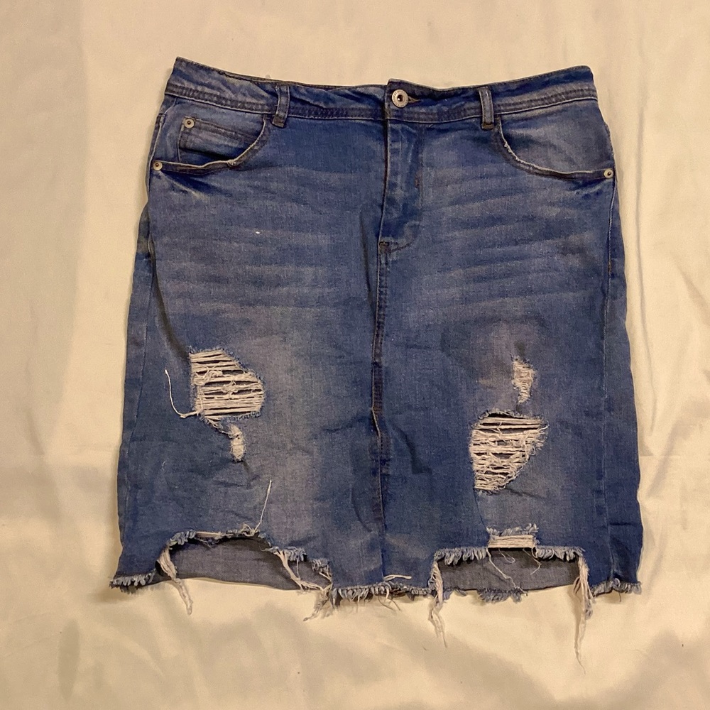 Highway Denim Skirt
